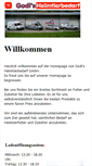 Mobile Screenshot of godis-heimtierbedarf.ch