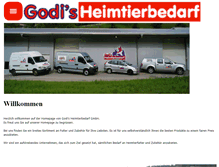 Tablet Screenshot of godis-heimtierbedarf.ch